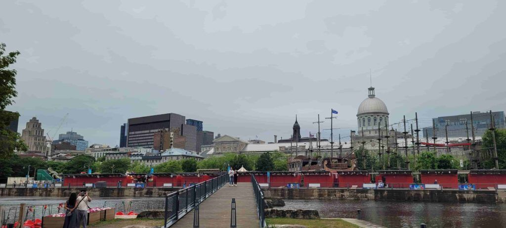 Vistas de Montreal desde el Puerto Viejo