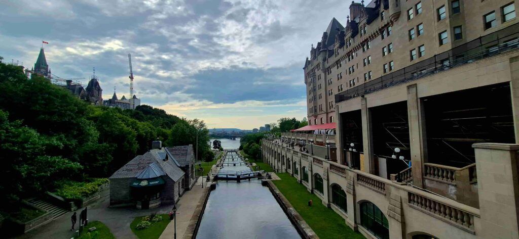 Canal Rideau en Ottawa, Canadá