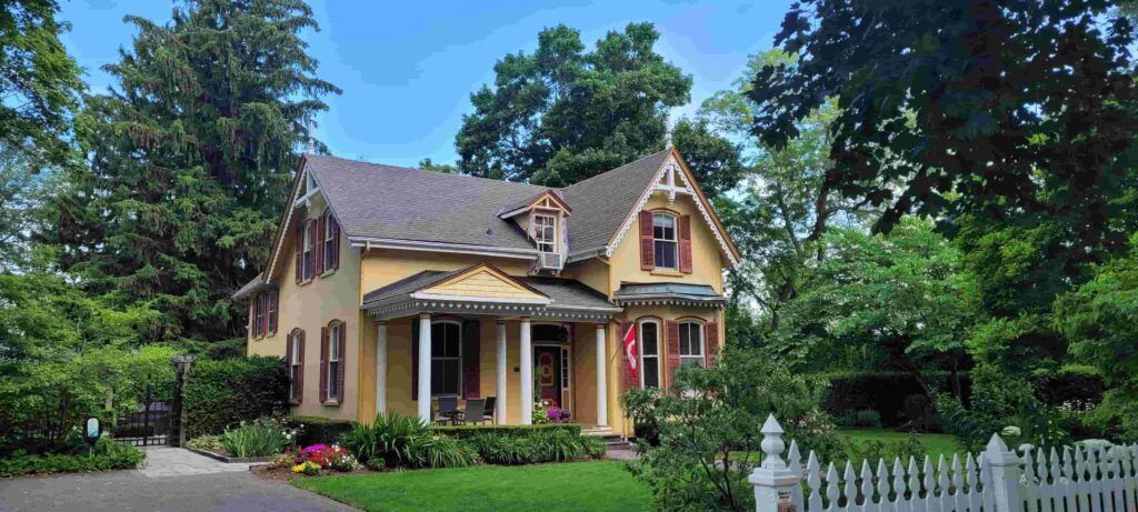 Casa típica en Niagara On The Lake, cerca de las Cataratas del Niágara, Canadá