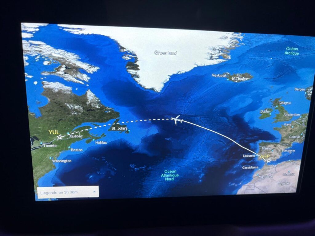 pantalla avion aeropuertos