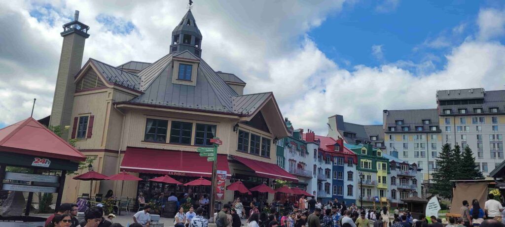 Calles de Mont-Tremblant en verano
