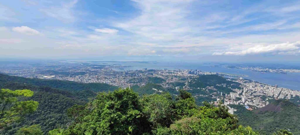 Vistas de Río de Janeiro desde el Cerro del Corcovado