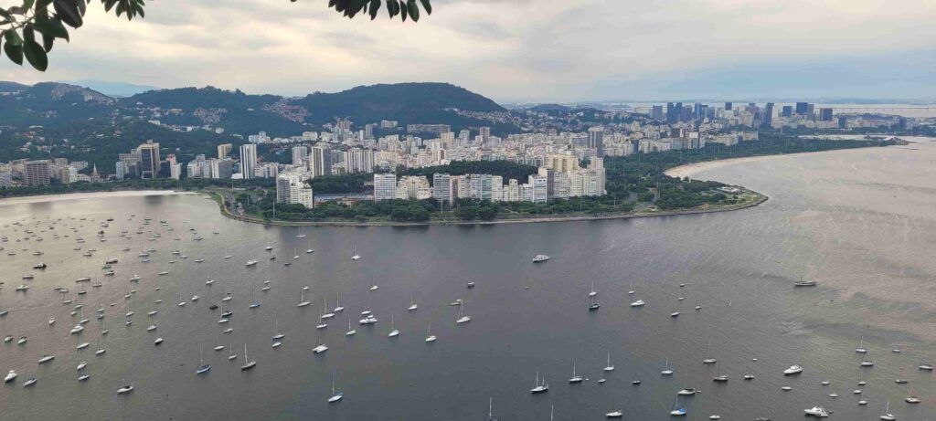 Vista de la Bahía de Guanabara, desde el Morro de Urca