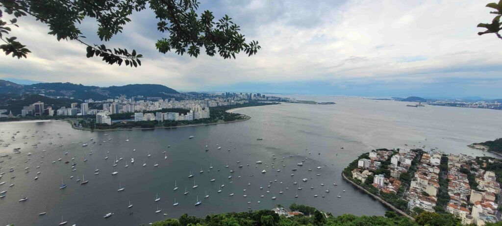 Vista de la Bahía de Guanabara, desde el Morro de Urca