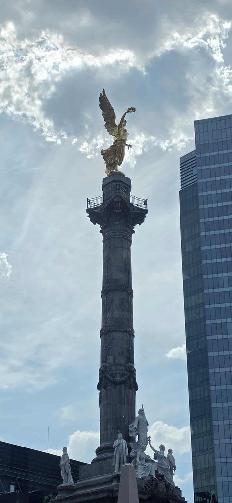 El Ángel de la Independencia, en el Paseo de la Reforma de Ciudad de México