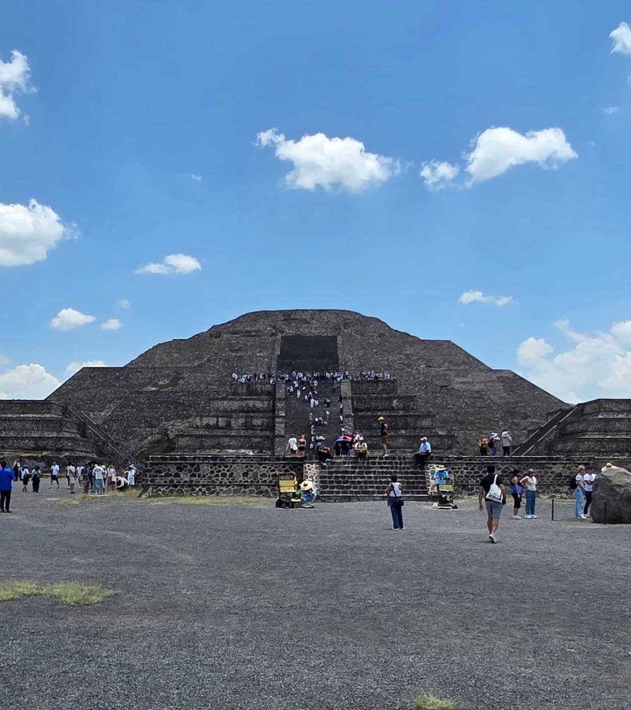 La Pirámide de la Luna, en Teotihuacán