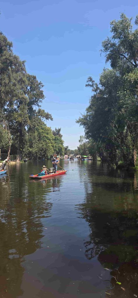 Canal en Xochimilco, Ciudad de México