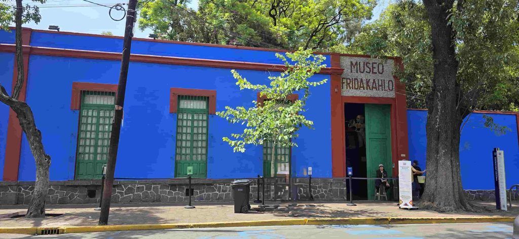 Casa Azul de Frida Khalo, en Coyoacán, Ciudad de México
