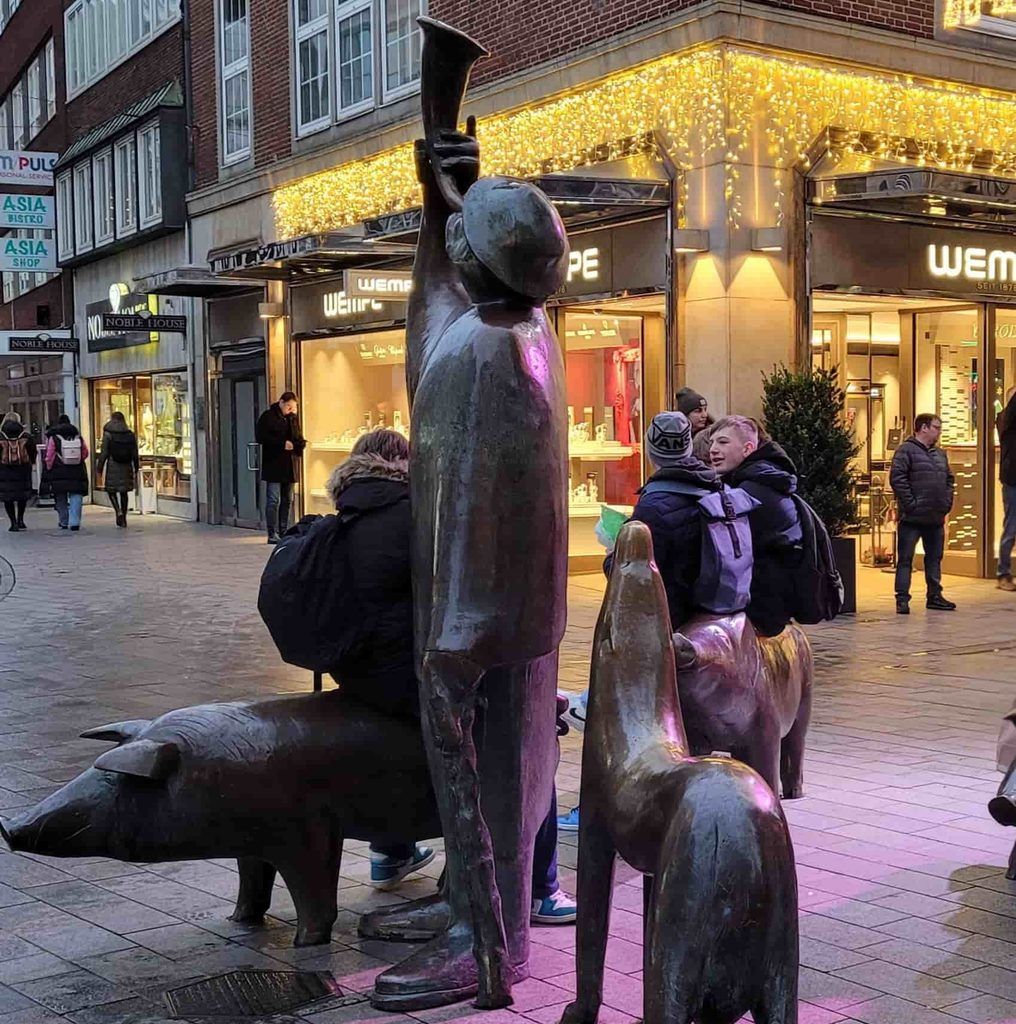Estatua de piara de cerdos de bremen