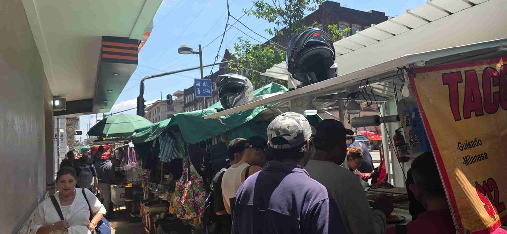 puesto de comida callejera en Ciudad de México