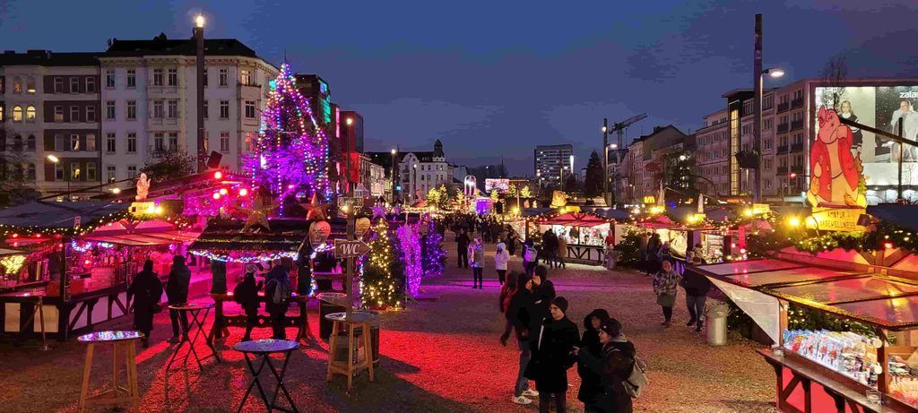 Mercadillo navideño de St Pauli, en Hamburgo