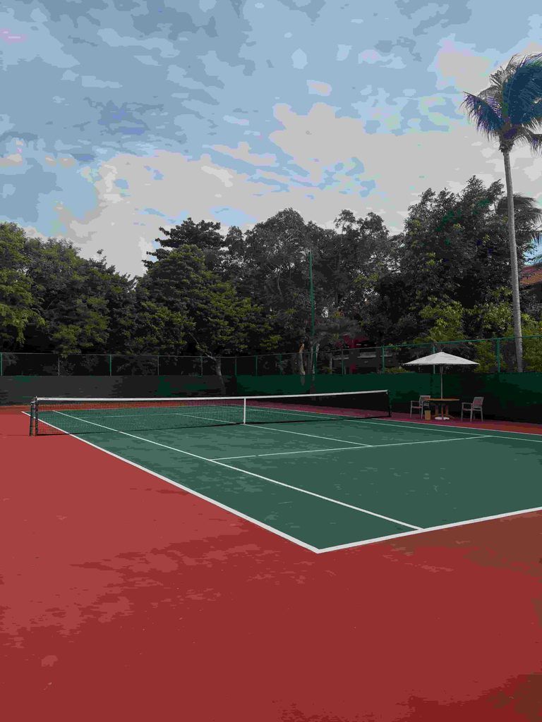Pista de tenis en el Barceló Maya Grand Resort