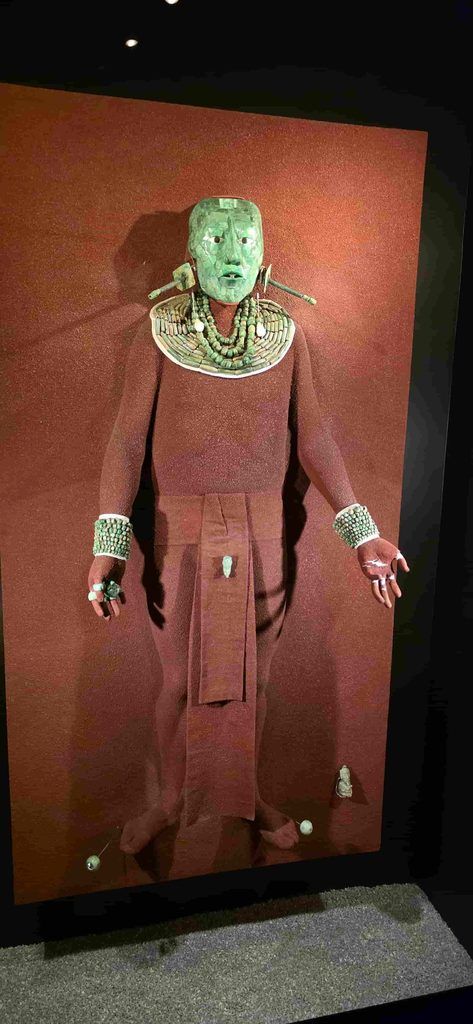 Máscara mortuoria de Pakal el Grande, en el Museo de Antropología de Ciudad de México