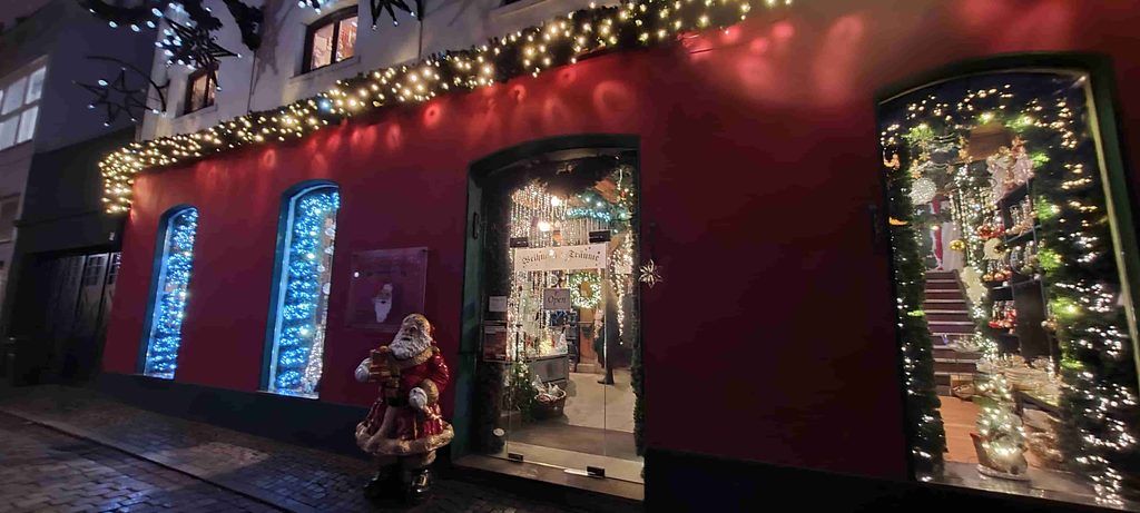 Tienda de Navidad del Barrio de Schnoor de Bremen 
