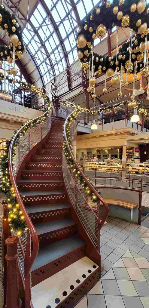 Stora Saluhallen (El Mercado Cubierto) de Gotemburgo, en Navidad
