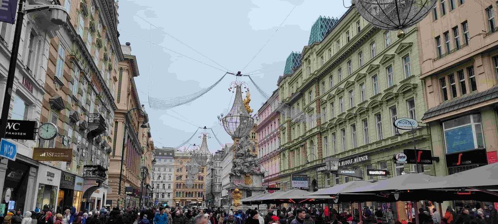Calle del centro de Viena