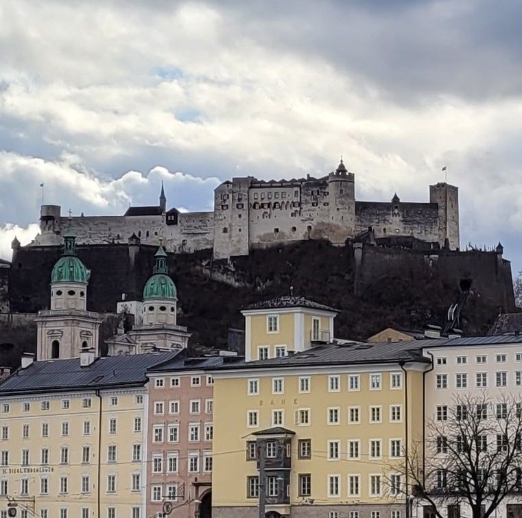 la Fortaleza de Hohensalzburg en Salzburgo