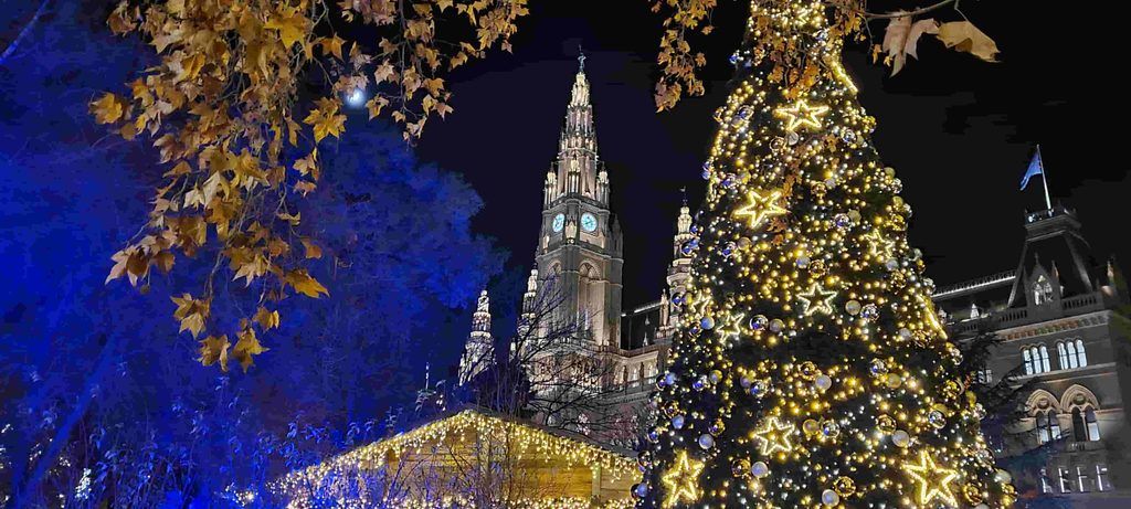 Mercadillo navideño del Ayuntamiento de Viena