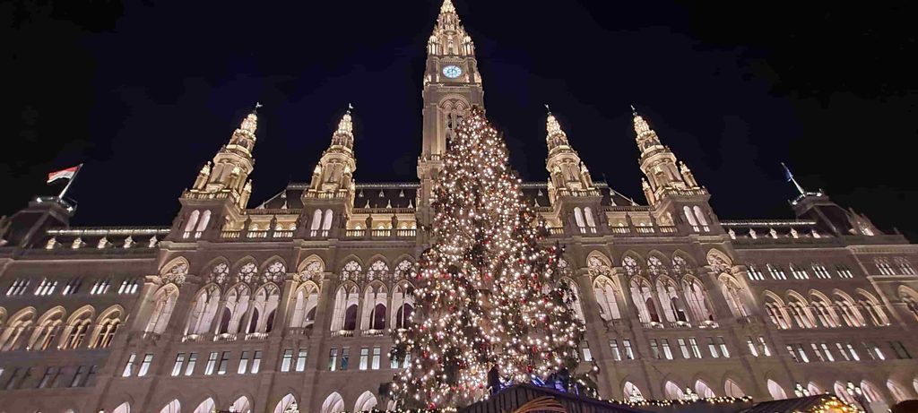 Mercadillo navideño del Ayuntamiento de Viena