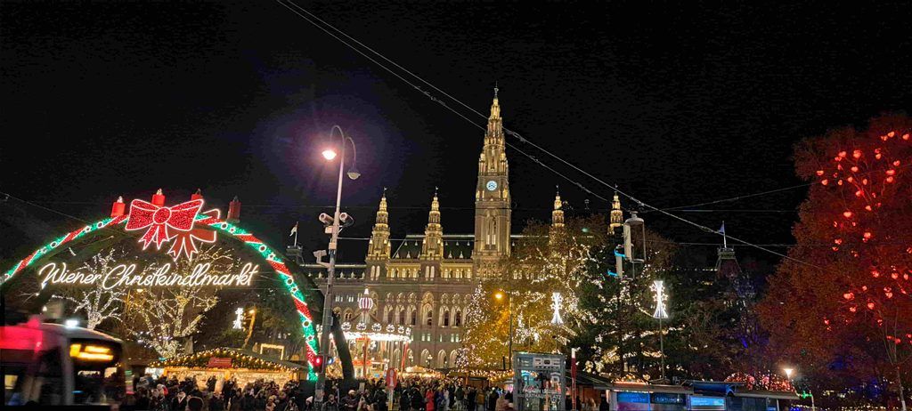 Mercadillo navideño del Ayuntamiento de Viena