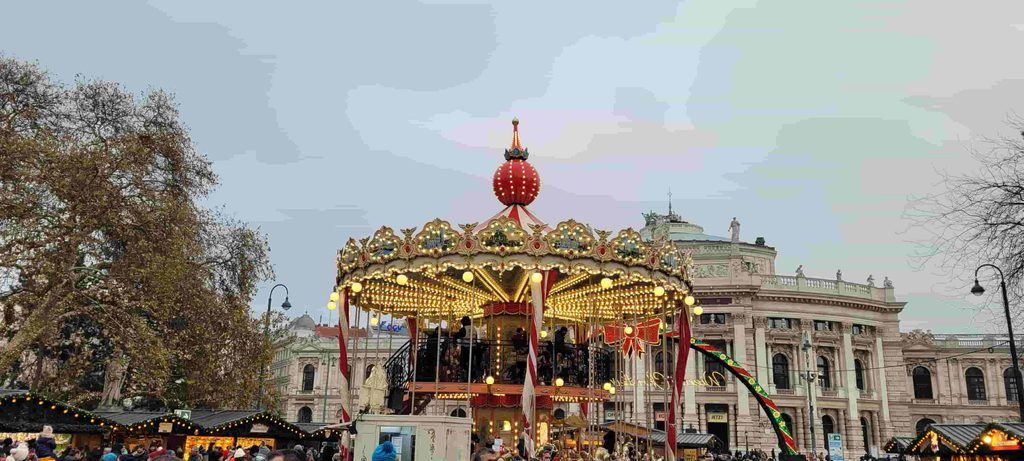 Mercadillo navideño del Ayuntamiento de Viena