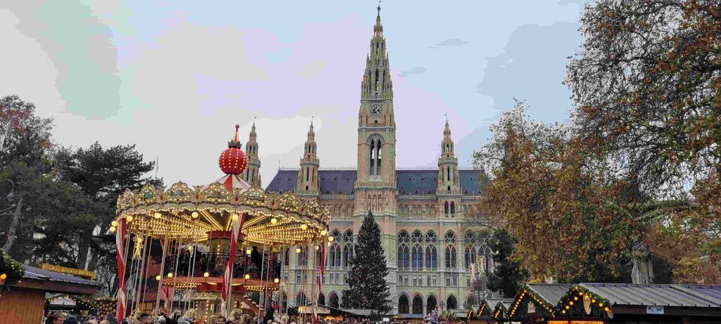 Mercadillo navideño del Ayuntamiento de Viena