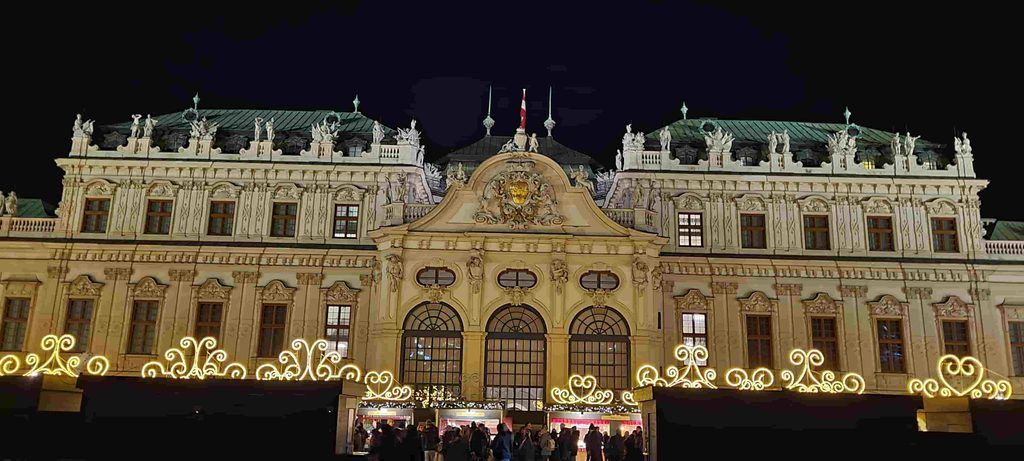 Mercadillo de Navidad del Palacio Belvedere, en Viena