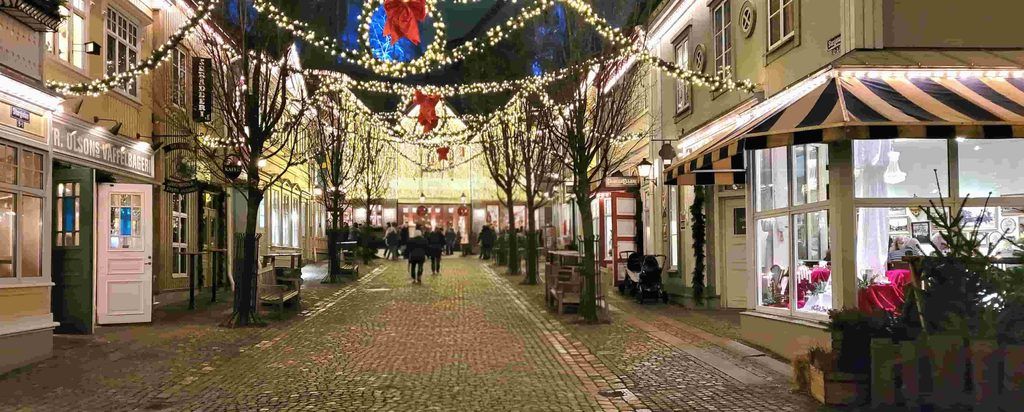 Parque Liseberg en Navidad, en Gotemburgo