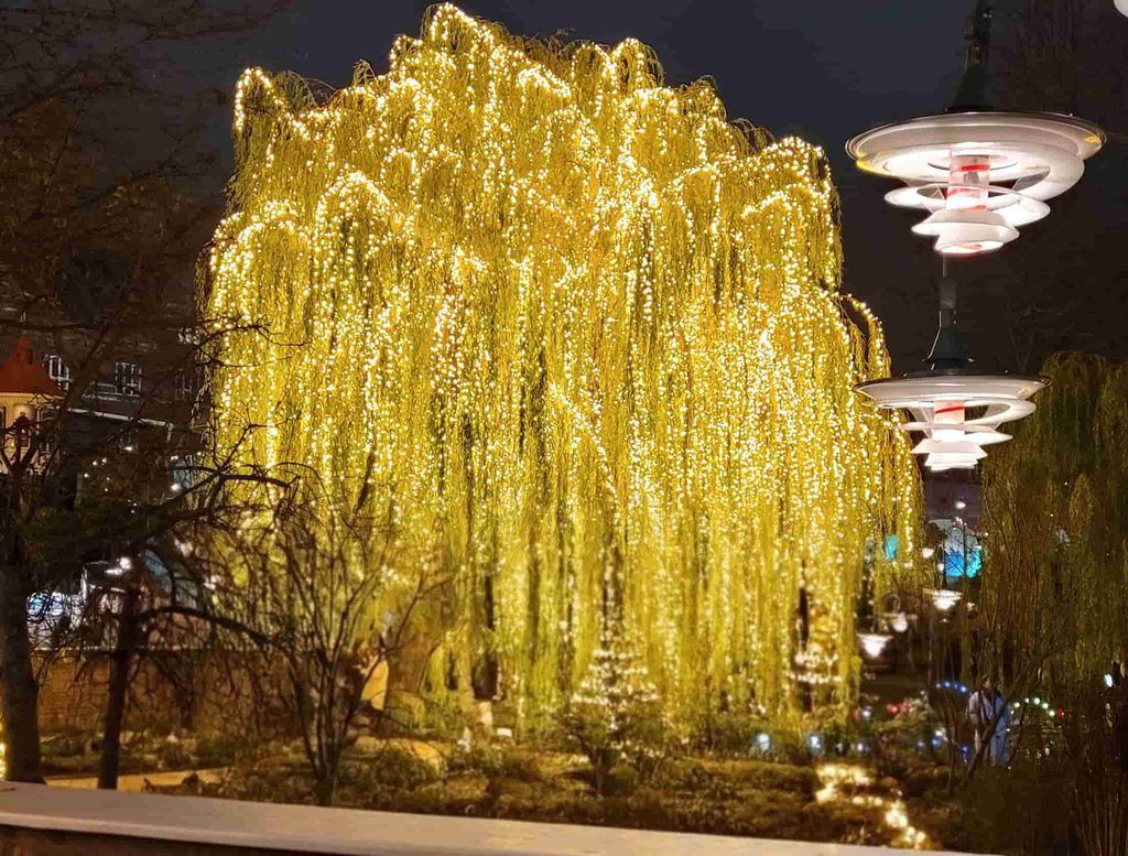 El Parque Tívoli, Copenhague, en Navidad