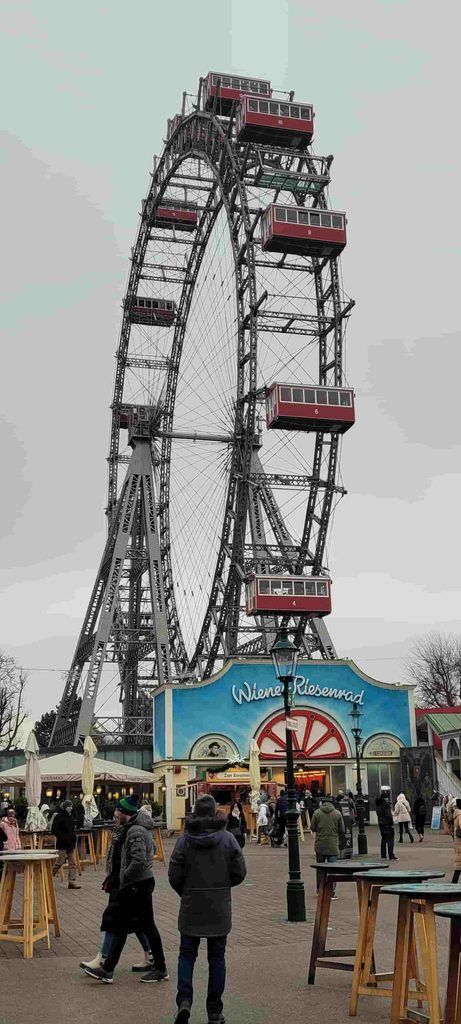 La mítica noria del parque Prater, en Viena
